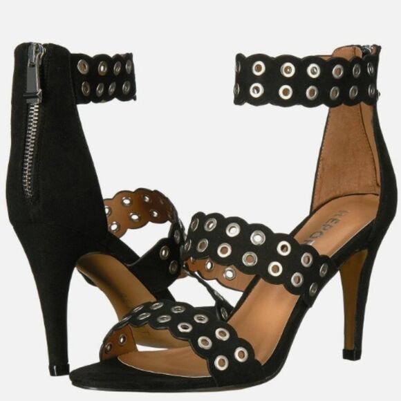 REPORT WOMEN"S APOLLO SANDAL STILETTOS OPEN-TOE HEEL - Picture 1 of 15